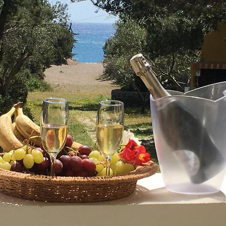 Beachfront Villa Rhodes Seashell Gennadi Esterno foto
