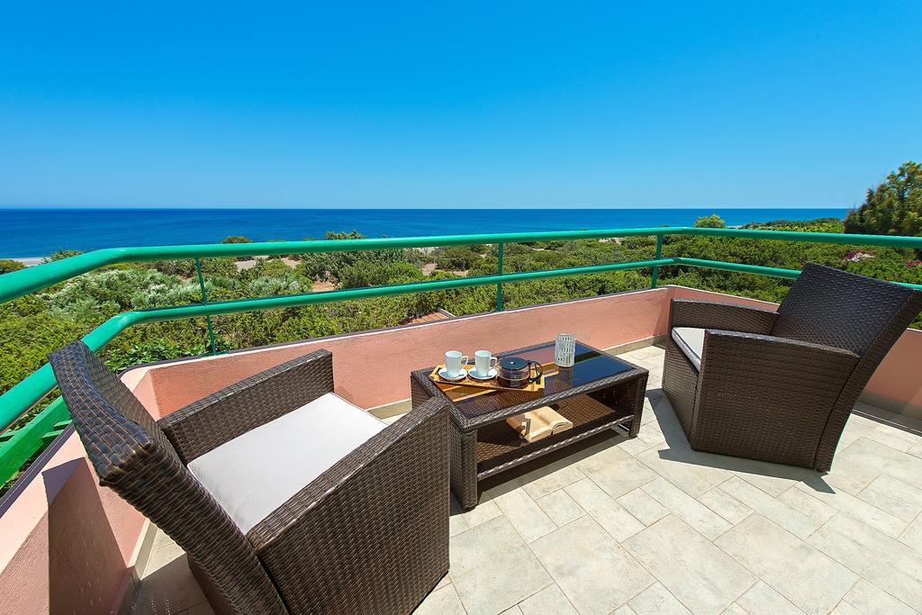 Beachfront Villa Rhodes Seashell Gennadi Esterno foto