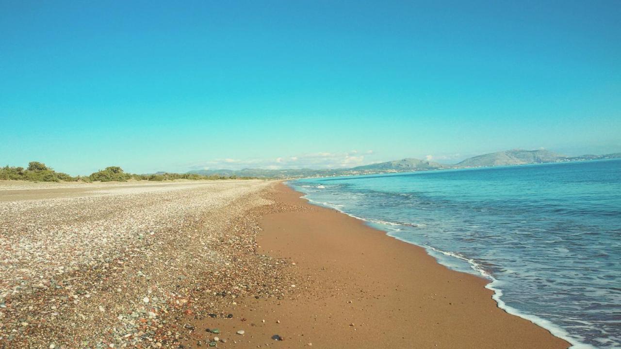 Beachfront Villa Rhodes Seashell Gennadi Esterno foto